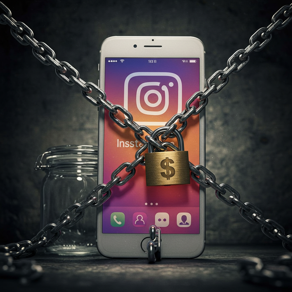 Ícone de um post de bolo no Instagram com zero curtidas